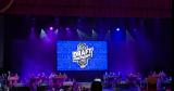 The Fox Theater stage set for the 2026 PWHL Entry Draft.